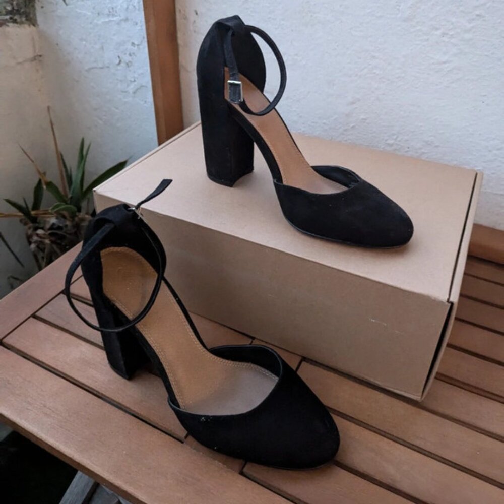Black high heels